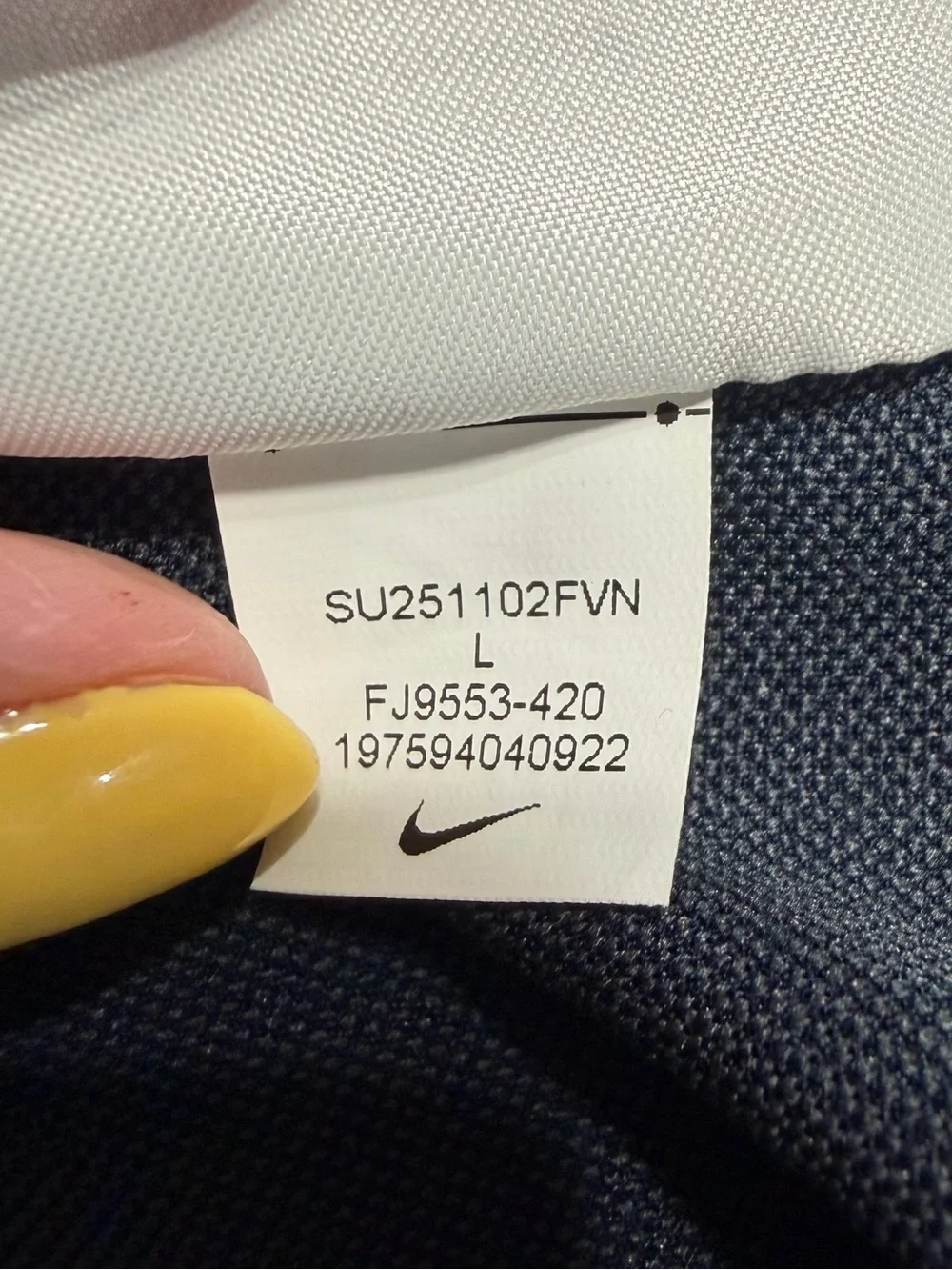 NWT Nike West Virginia Mountaineers Coaches Victory Dri-FIT 1100 Club Polo L WVU